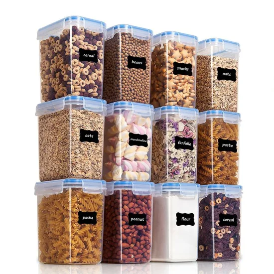 Cereal Kitchen 6 Sets Frischhaltebehälter, Reiseimer, versiegelter, transparenter Crisper